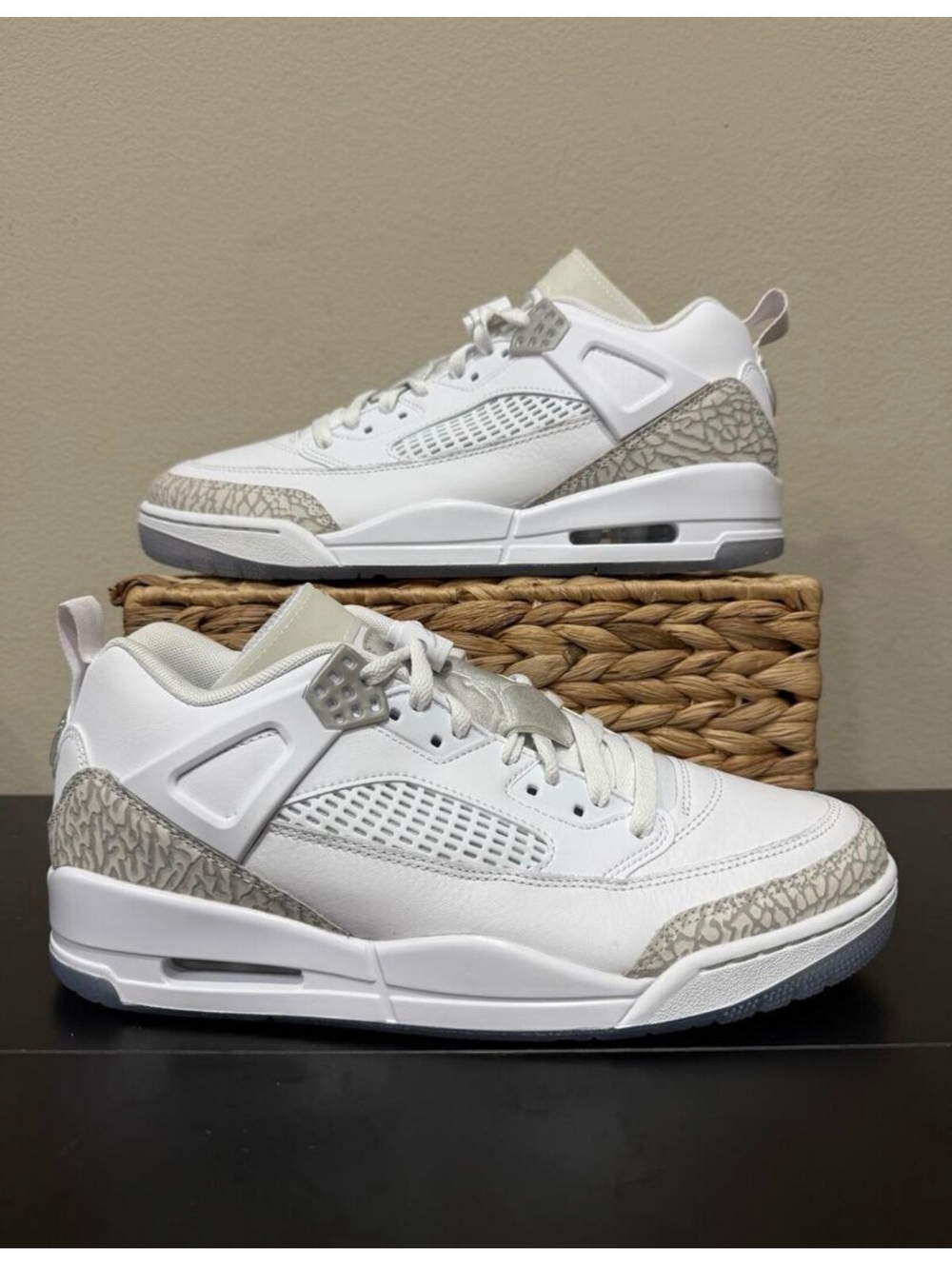 Size 10 - Air Jordan Spizike Low “White Neutral Grey”